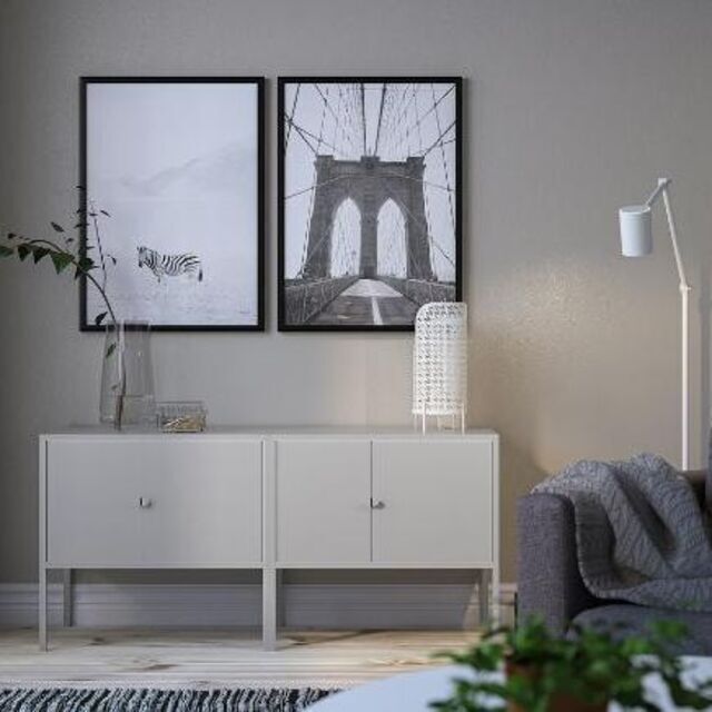 イケア IKEA リックスフルト キャビネットコンビネーション（2台）の