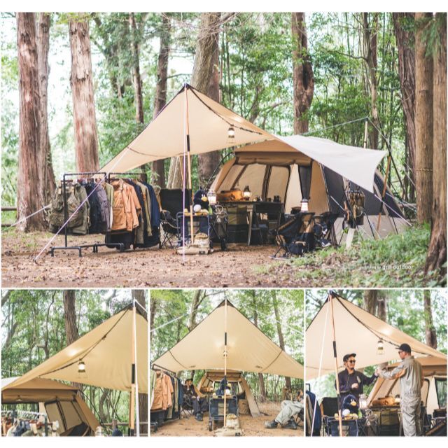 CAMPAL JAPAN - オガワ システムタープヘキサ DX 3331 遮光加工 新品