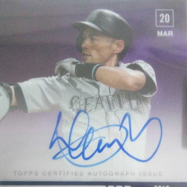 祝殿堂入り】topps now イチロー 直筆サイン 25/25の通販 by チビタン