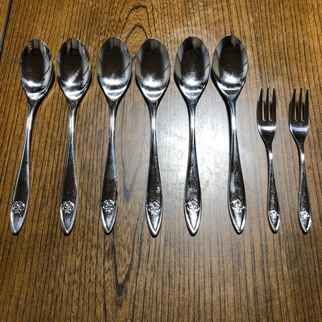 YUMI KATSURA - 桂由美さんの、スプーン6本、フォーク2本の通販 by