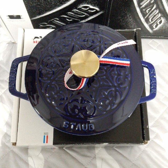 STAUB - 新品 ストウブ Wa-NABE S Lily リリー クランブルーの通販 by