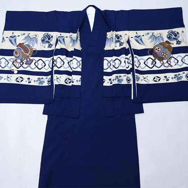 七五三 5歳 羽織 袴 着物フルセット 肩上有り腰上無し NO37696の通販