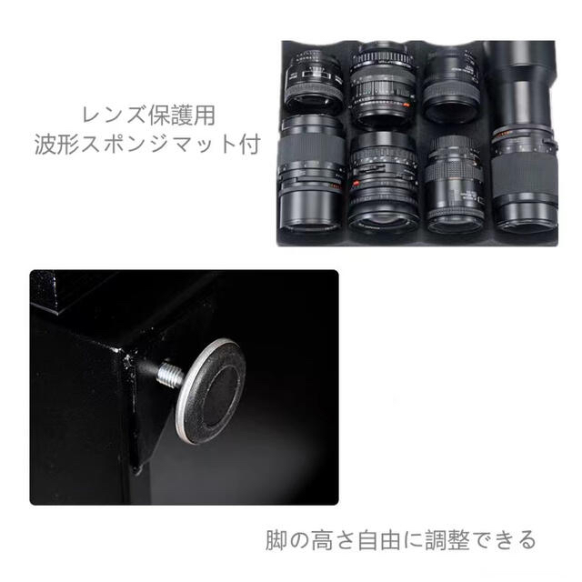 HANAHI カメラ保管庫 全自動防湿庫 LED照明5年間品質保証HNH-45Kの通販