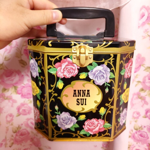 ANNA SUI - お値下げ レトロ ANNA SUI アナスイ 花柄 バニティ コスメ