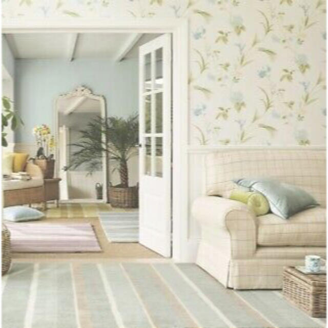 イギリス直輸入 ローラアシュレイ UK製壁紙 オーキッドアップル 状態