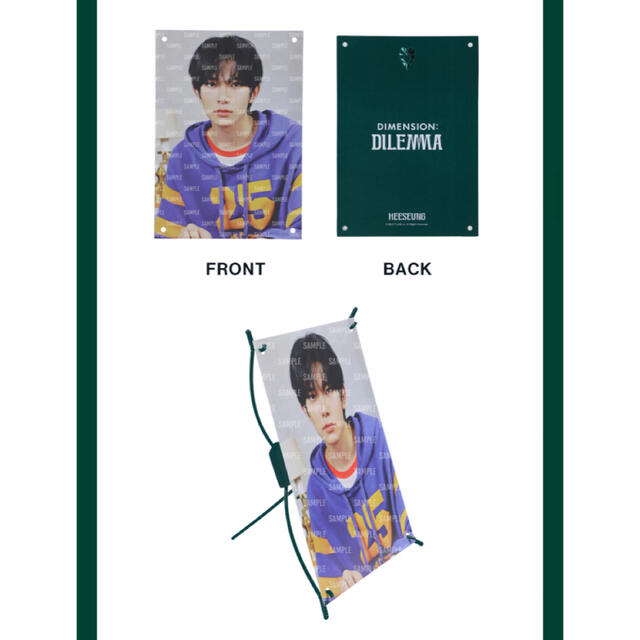 ENHYPEN ヒスン クラセスト Qrsessed ENHYPEN ヒスン 5点セット トレカ