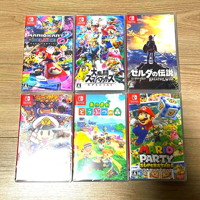 Nintendo Switch - Nintendo Switch ソフト6本 新品未開封の通販 by た
