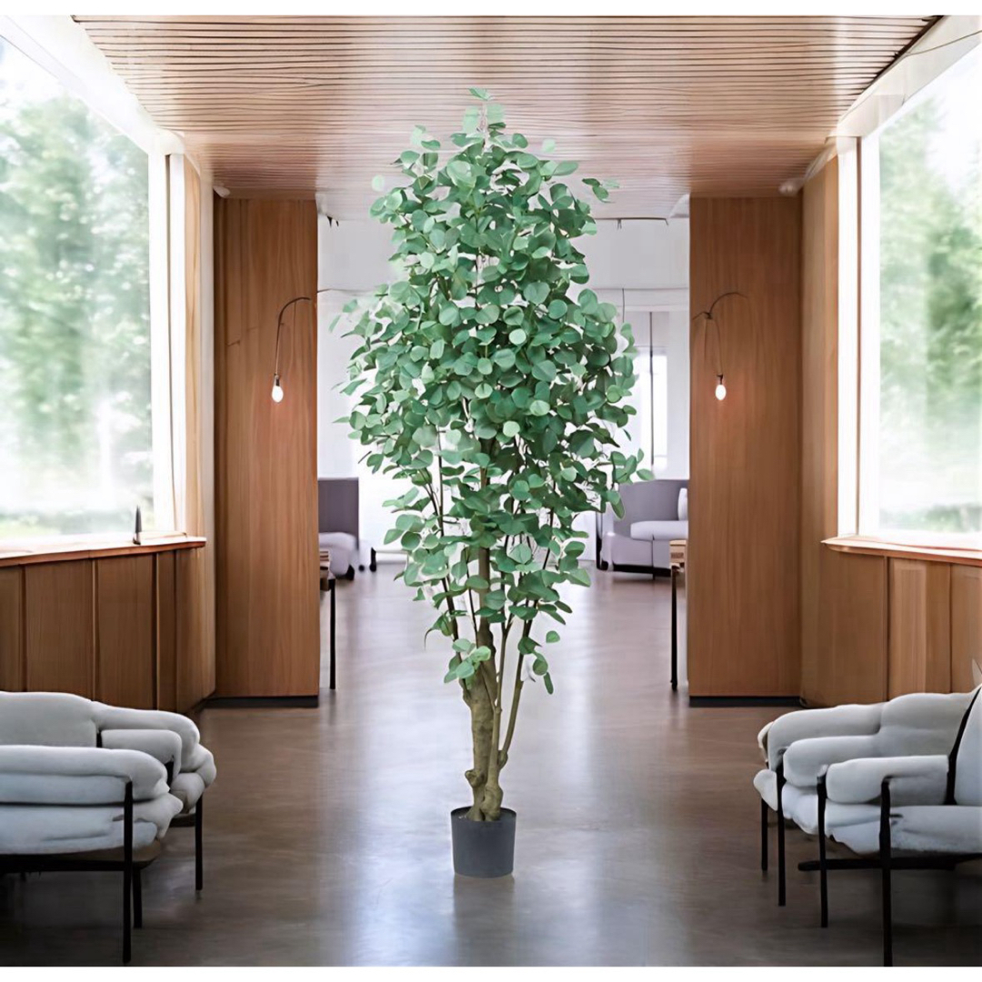 光触媒 人工観葉植物 ウォールグリーン フェイクグリーン ユーカリ225