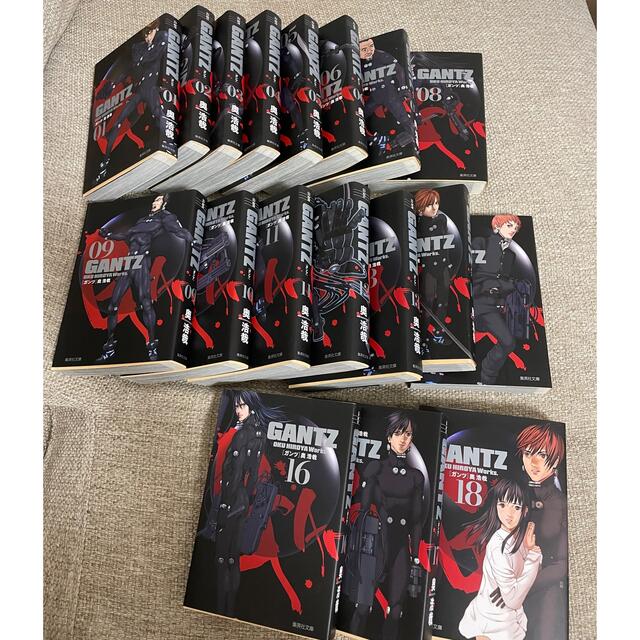 文庫本GANTZ 全18巻セット 美品全巻シオリ付き GANTZ 文庫 全巻 セット