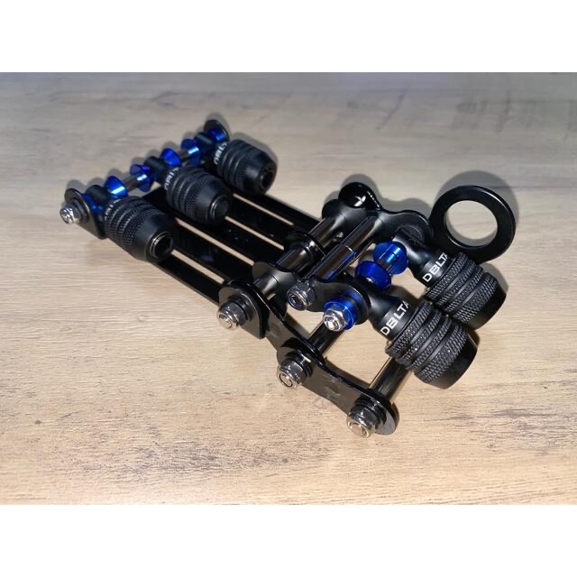 ビットホルダー5P付きベルトループ ブラック×ブルーの通販 by t