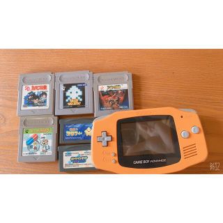 ゲームボーイアドバンス - ゲームボーイアドバンス オレンジ＆ ソフト6