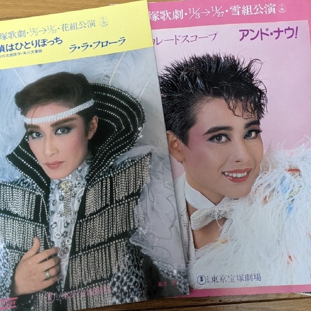 宝塚歌劇団 昭和57〜60年公演パンフレット5冊セット ✕は完売 1冊400