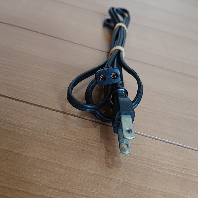 電源ケーブル ラジカセ SONY CF 1980など 古いラジカセ 電源コードの