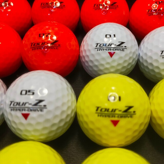 美品】 TOUR-Z 24球 朝日ゴルフ ロストボール ゴルフボールの通販 by