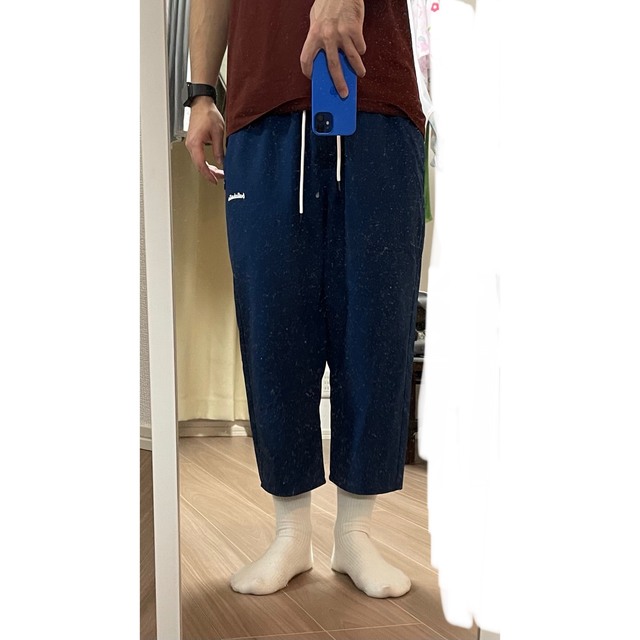 ballaholic - Stretch Ankle Cut Pants (navy)の通販 by mtk's shop