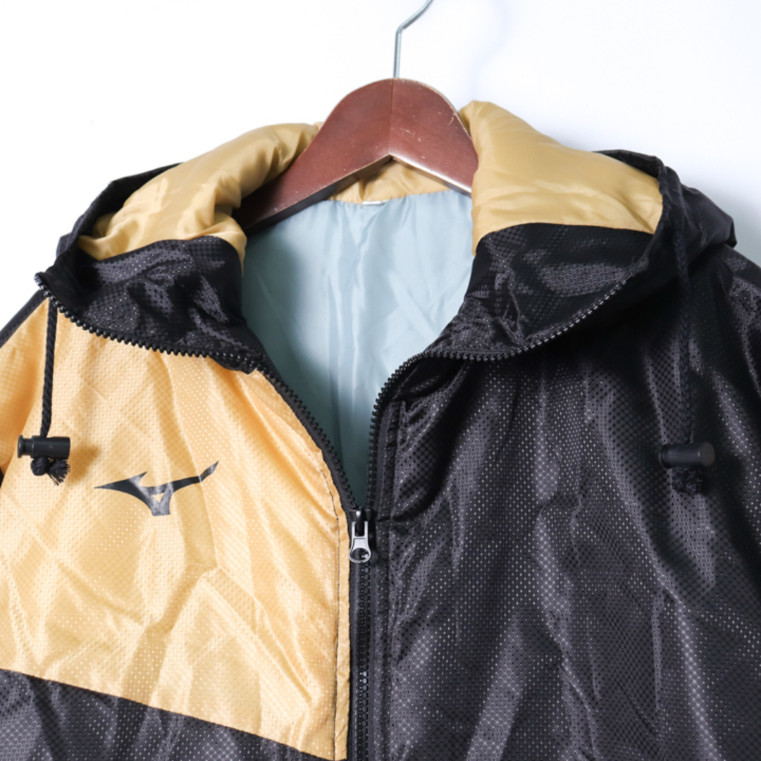 MIZUNO - ミズノ ベンチコート フード付き ジップアップ ロングコート