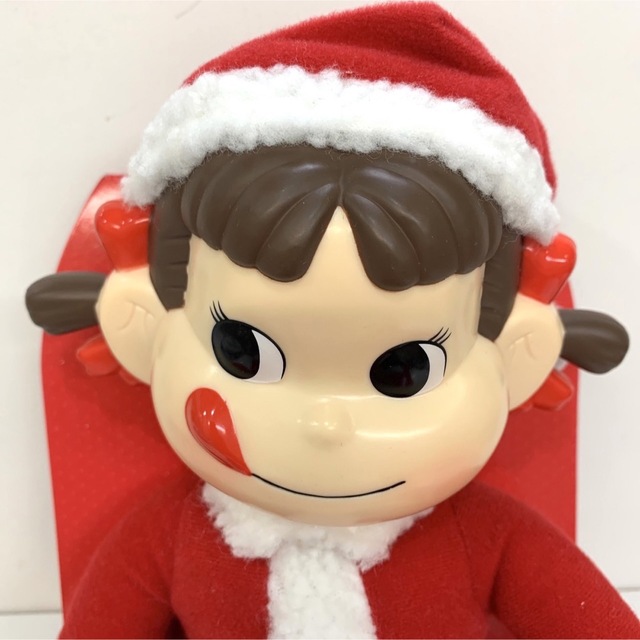 不二家 - お座りペコちゃん サンタ クリスマス ペコちゃん 不二家 人形