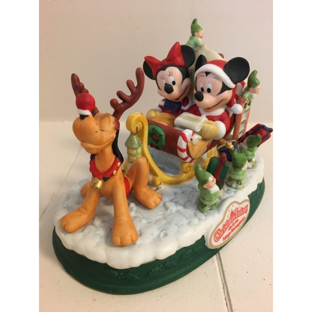 Disney - 東京ディズニーランド☆1996年 クリスマス絵皿、フィギュア