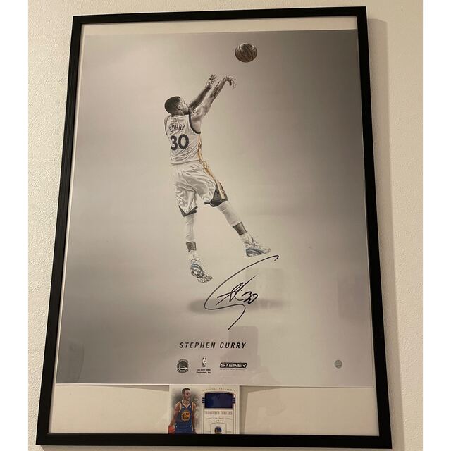 ステフィン・カリー 直筆サイン入りポスター メモラビリアの通販 by