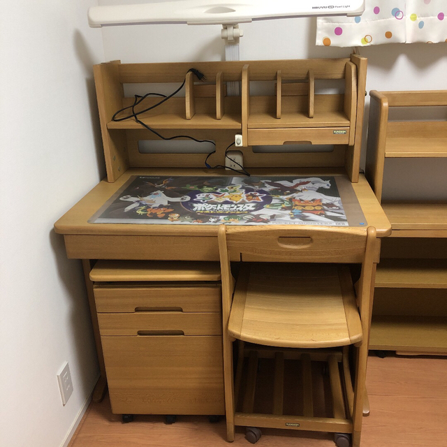 学習机セット(ヒカリサンデスク)の通販 by ばにぶに's shop｜ラクマ