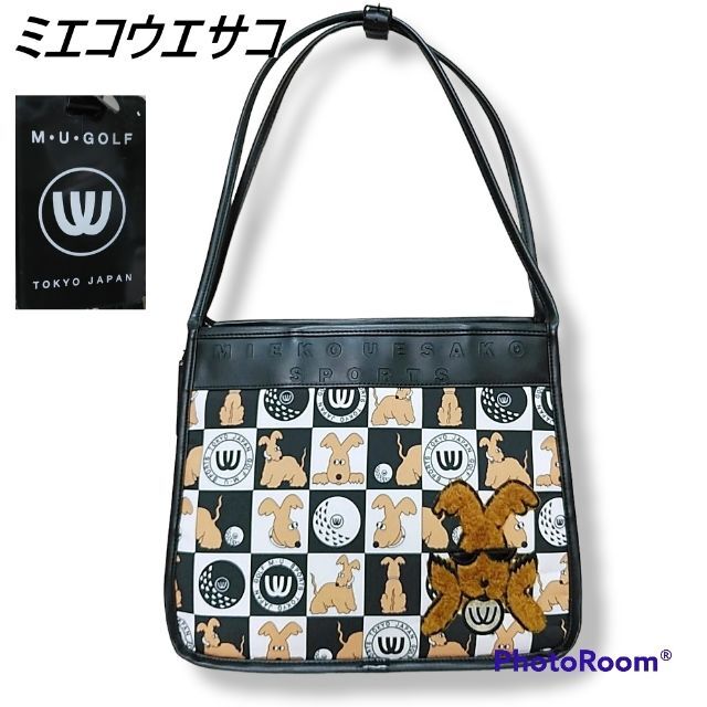 ミエコウエサコ ゴルフバッグ 総柄 ショルダーバッグ mu sportsの通販