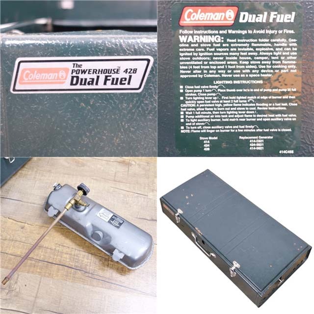 Coleman - 希少 コールマン Coleman THE POWERHOUSE 428 DUAL FUEL USA