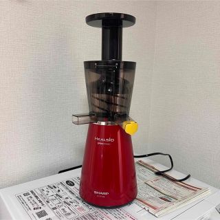 SHARP - SHARP HEALSIO スロージューサー cp10b 赤の通販 by LUCA's