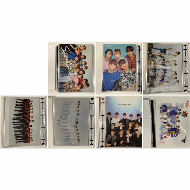 SEVENTEEN - SEVENTEEN ジョンハン 集合 ボカチ クリアファイル 17点
