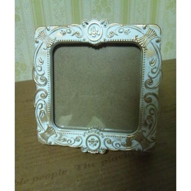 クラシカル フォトフレーム ＊ ホワイト ゴールド b