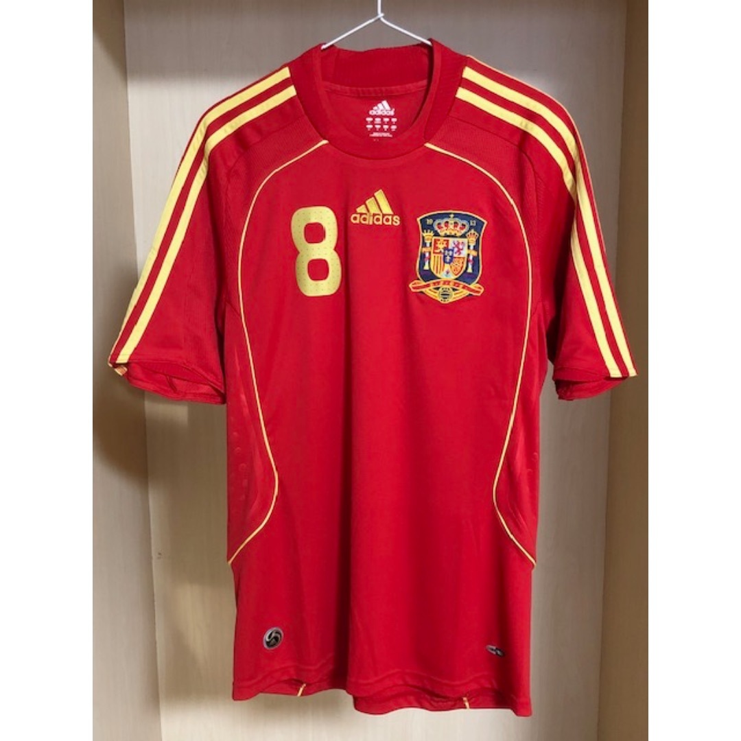 adidas - 2008 スペイン代表 #8 シャビ Sサイズ EURO優勝 ユニフォーム