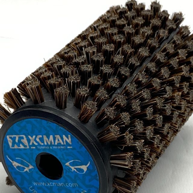 XCMAN ロトブラシセット（馬毛、ブロンズ、ソフトナイロン、シャフト