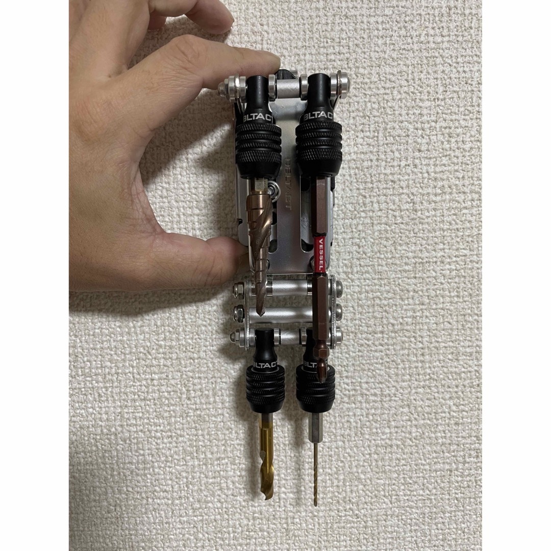 ダブルタクト4つ穴プレート ビットホルダー4P ニックス風チェーン