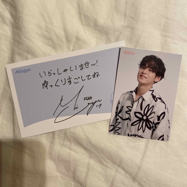 SEVENTEEN - ミンギュ メッセージカード トレカ セットの通販 by も