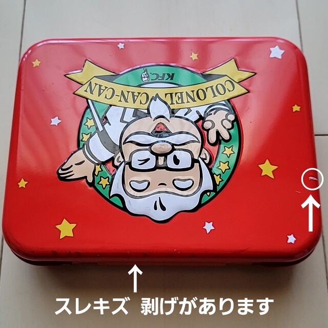ケンタッキーフライドチキン カーネルサンダース 缶 小物入れ かんかん