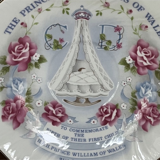 希少品】英国製 クィーンズ☆ウィリアム王子お誕生記念☆C/S 【公式通販】