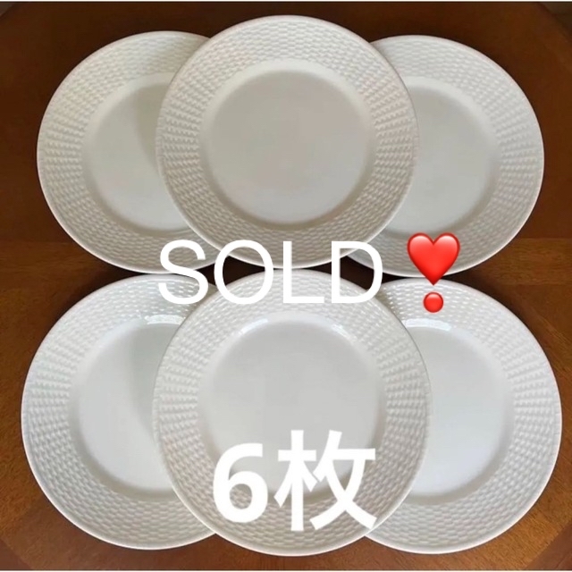 WEDGWOOD - ウェッジウッド☆ナンタケット☆ディナー皿 6枚の通販 by
