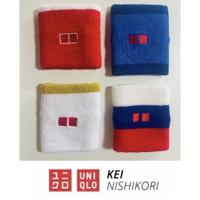 UNIQLO - ユニクロUNIQLOテニスリストバンド片手用4種【新品未使用品