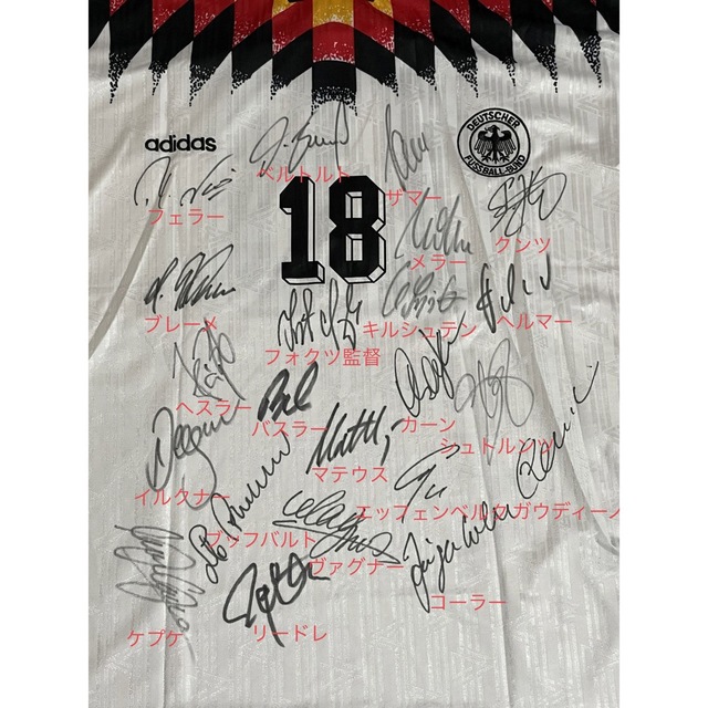 adidas - ドイツ代表1994ホームレプリカユニフォーム #18クリンスマン