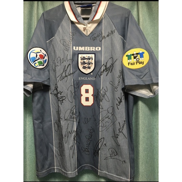 当時物！96？ミドルスブラ ポールガス ユニフォーム イングランド代表