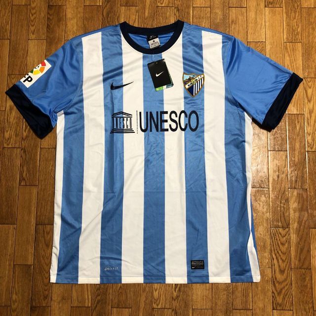 NIKE - 新品未使用 NIKE 2013-14 マラガCF ユニフォーム 水色 白 XLの