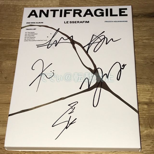 LE SSERAFIM 直筆サイン「ANTIFRAGILE」Vol.3の通販 by てでぃ@プロフ