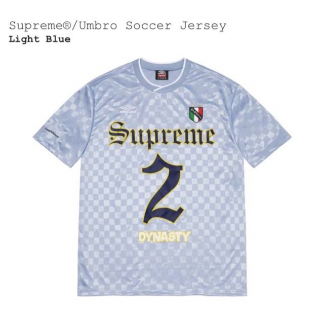 Supreme - Supreme Umbro Soccer Jersey blue Lサイズの通販 by KS