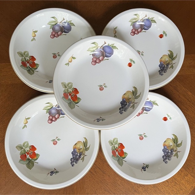WEDGWOOD - 【レア美品】英国製 ウェッジウッド☆フルーツスプレイ☆深