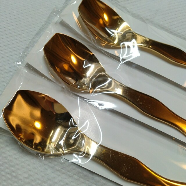 3本の値段】金のスプーン（ハーゲンダッツオリジナル非売品）の通販 by