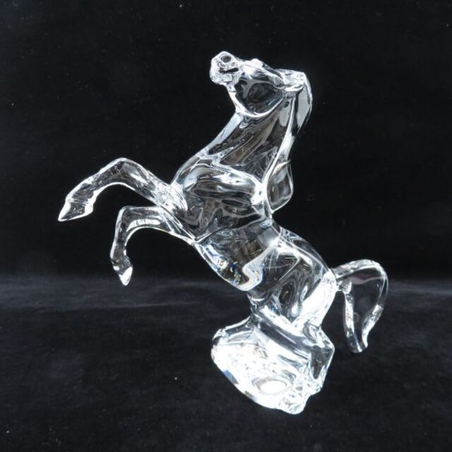 Baccarat - 美品 Baccarat バカラ いななく馬 クリスタルオブジェ 1点