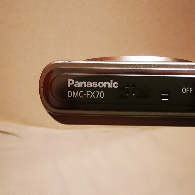 Panasonic - LUMIX DMC-FX70 シルバー 【中古品】デジタルカメラの通販