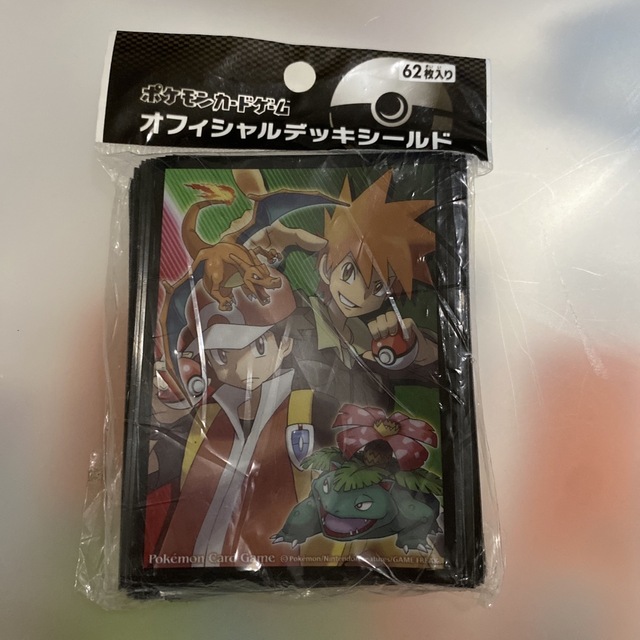 ポケモン - デッキシールド ポケモン レッド グリーン スリーブ ポケカ