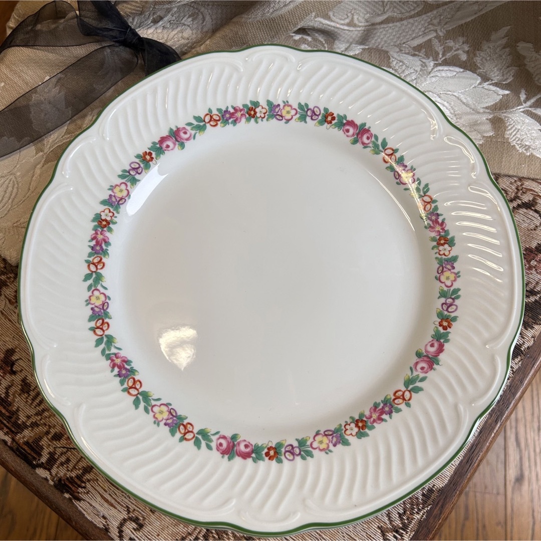 AGRIVERDEONLINE-新品Richard Ginori laveno イタリアお花のディナー皿3枚