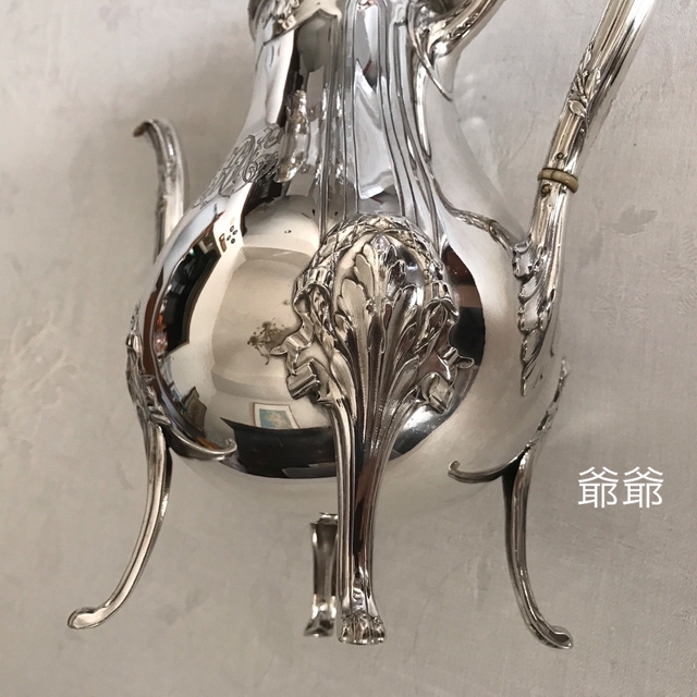 MEISSEN - ピュイフォルカ／純銀 スターリングシルバー ／ポット等3点