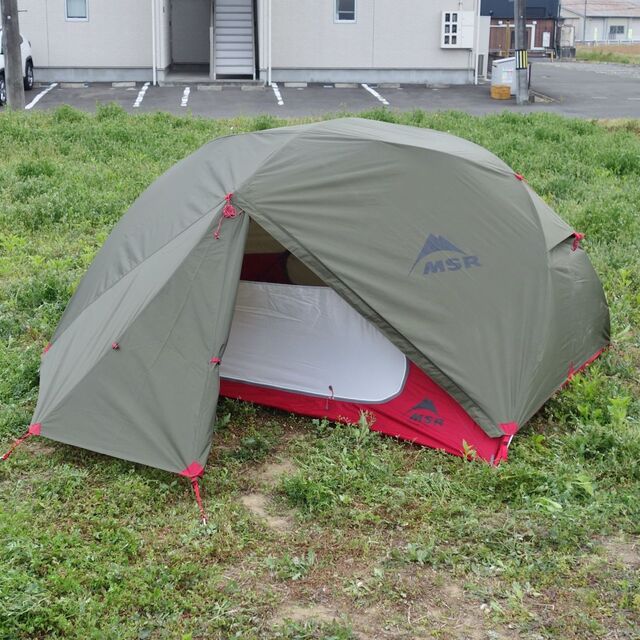 MSR - 極美品 エムエスアール MSR elixir3 フットプリント 付き